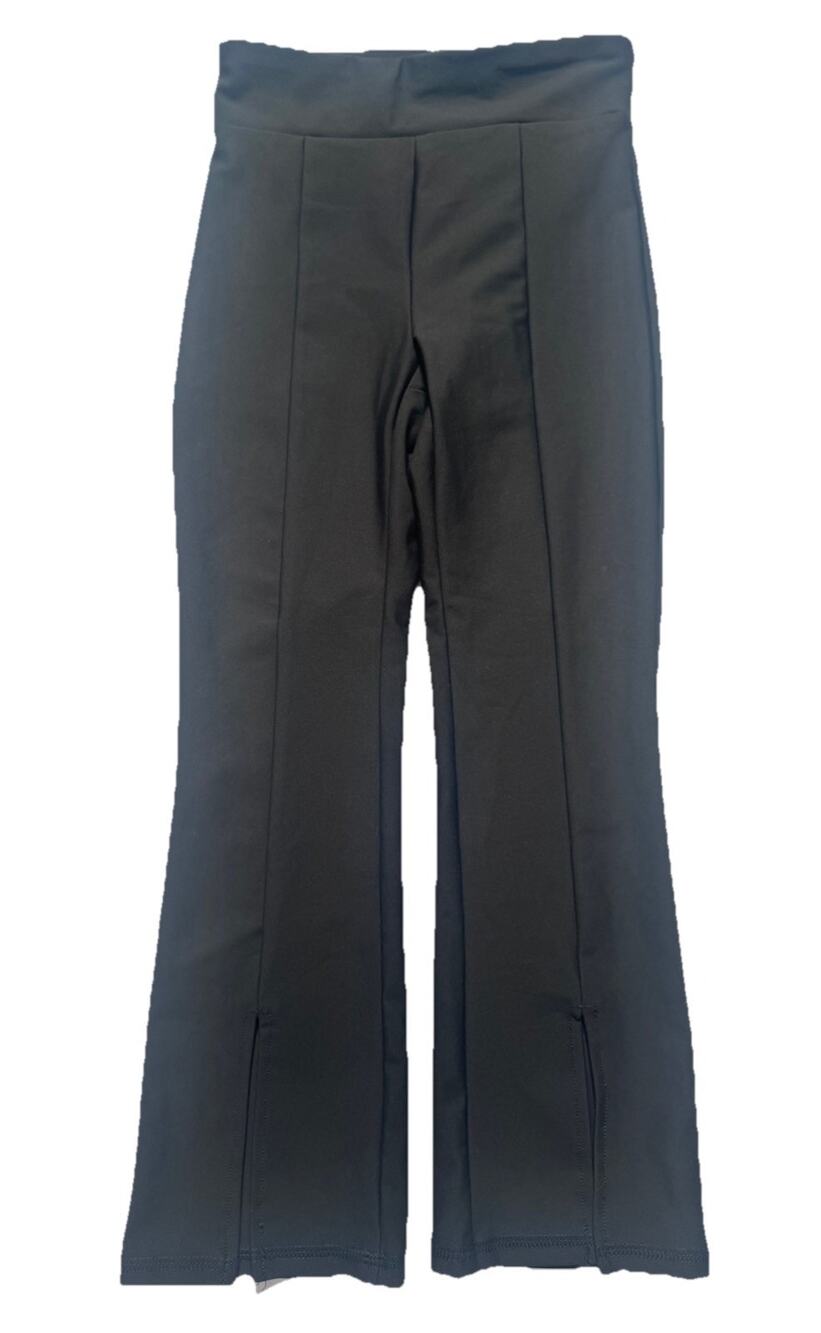Old Navy Active Powersoft Flare Leggings Girls S 6-7 High Rise Go-Dry Black